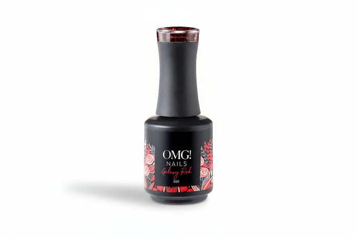 Galaxy Red Gellak - OMG! Nails