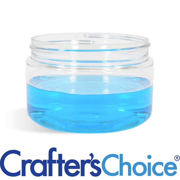 2 oz Clear Heavy Wall Plastic Jar - 58/400
