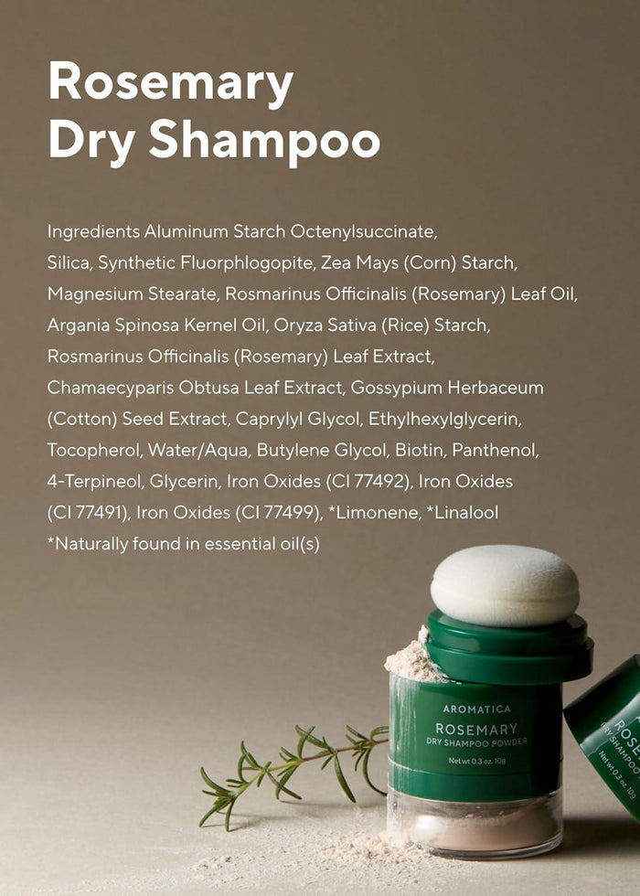 Aromatica Rosemary Dry Shampoo Powder 10 g
