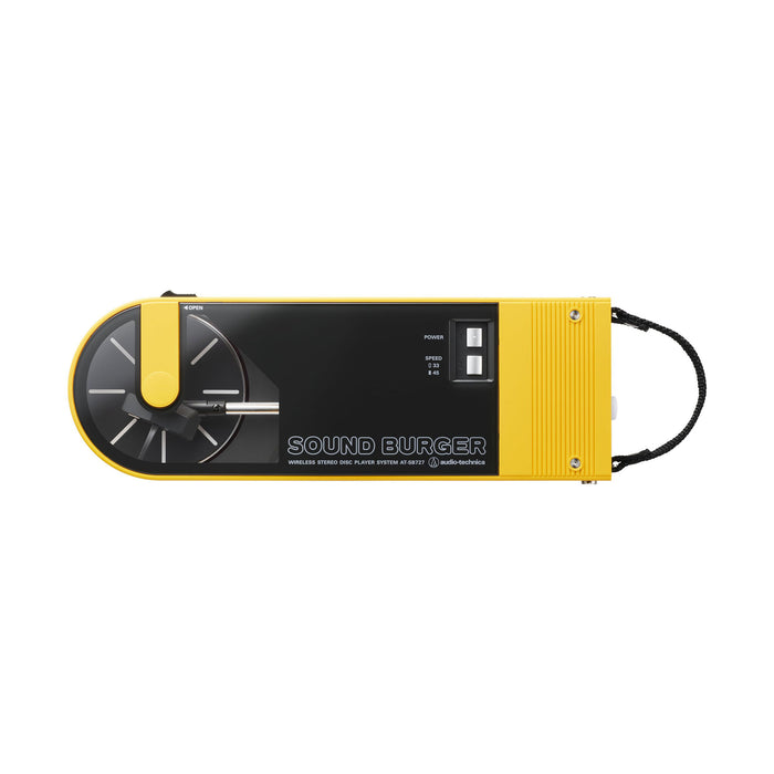 Audio Technica AT-SB727-YL Sound Burger Bluetooth Turntable Portable Yellow