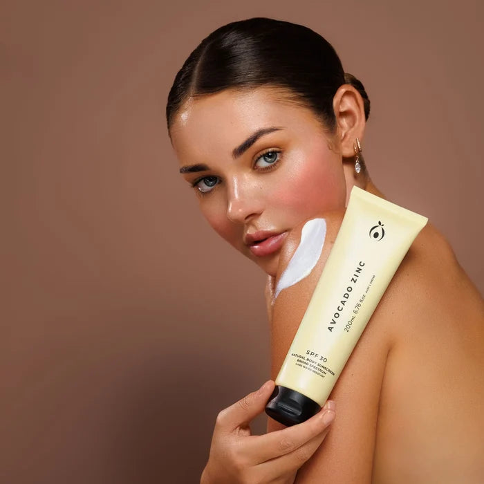Avocado Zinc Natural Body Sunscreen SPF30 200ml