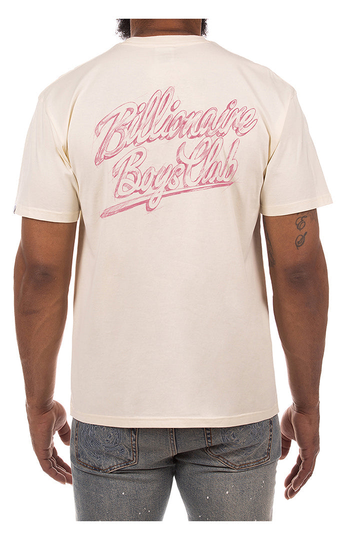 BBC Ecru BB Helmet Sketch SS Tee (861-2208)