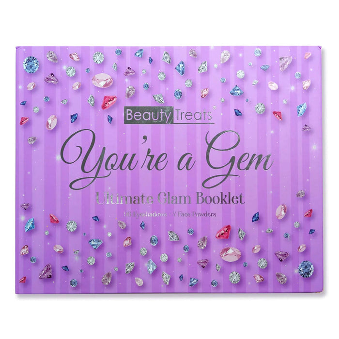 Beauty Treats You're a Gem Ultimate Glam Booklet Eyeshadows & Face Powders Palette 103 Colors - ikatehouse