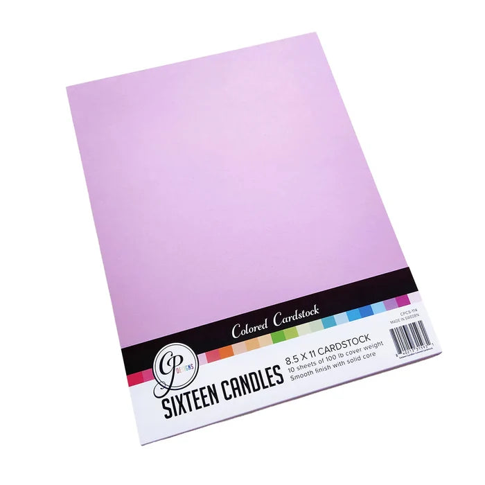 Catherine Pooler - Cardstock: Sixteen Candles 8.5" x 11". Includes 10 sheets. Available at Embellish Away located in Bowmanville Ontario Canada