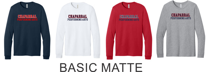 CHS Patrons Bella Canvas Long Sleeve Tee- 4 Designs