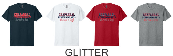 CHS Patrons Next Level Tee- BREAK A LEG Design