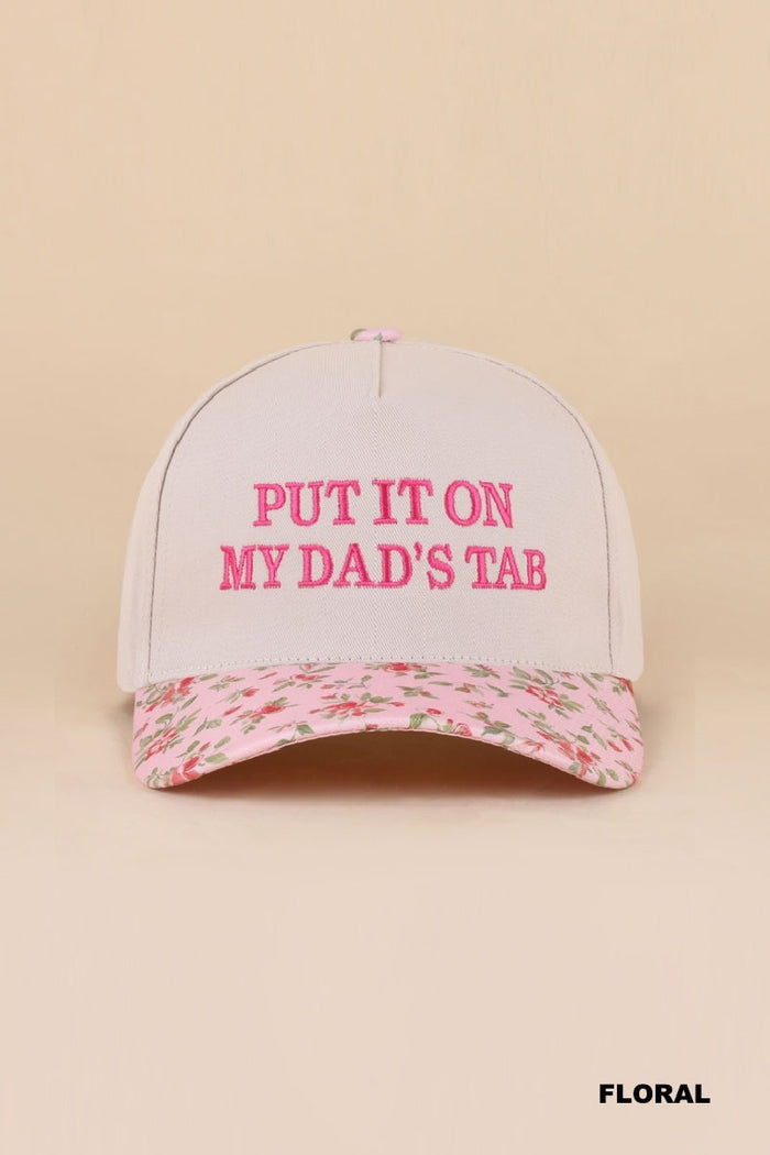 Dads Tab Hat - Floral