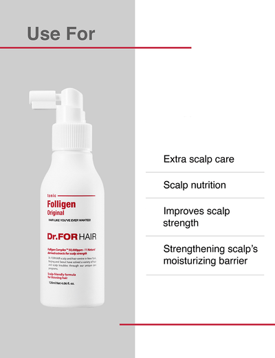 Dr. FORHAIR Folligen Original Tonic 120ml تونيك دكتور فورهير فوليجين الأصلي - Princess Cosmetics Qatar