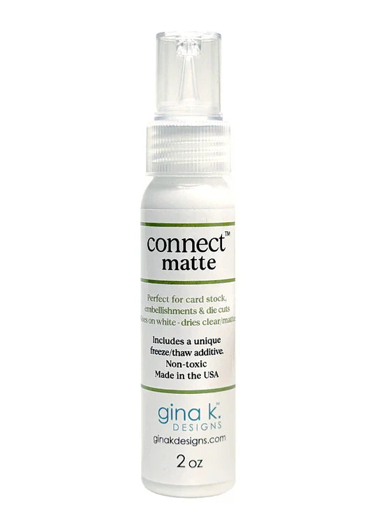 Gina K. Designs - Adhesive - Connect Matte Glue. Available at Embellish Away located in Bowmanville Ontario Canada.