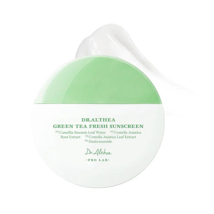 GREEN TEA FRESH SUNSCREEN - Protectie Solara Pentru Ten Acneic Cu Extract de Ceai Verde - skinseen.ro