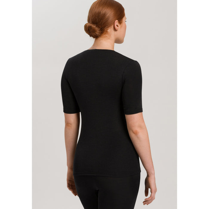 HANRO Short Sleeve Shirt - Woolen Silk