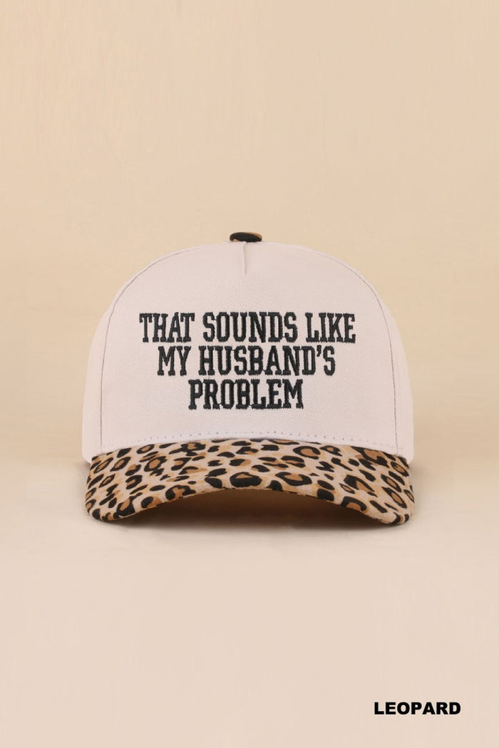 Husbands Problem Hat - Leopard