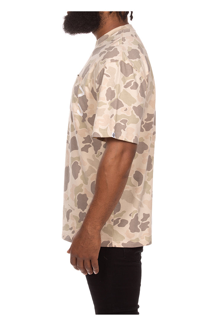 Ice Cream "Biggie" SS Camo Knit Tee (Oversized) (451-9307)