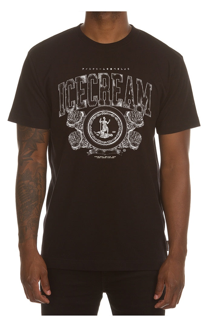 Ice Cream "Decadence" SS Charcoal Art Tee (451-8205)