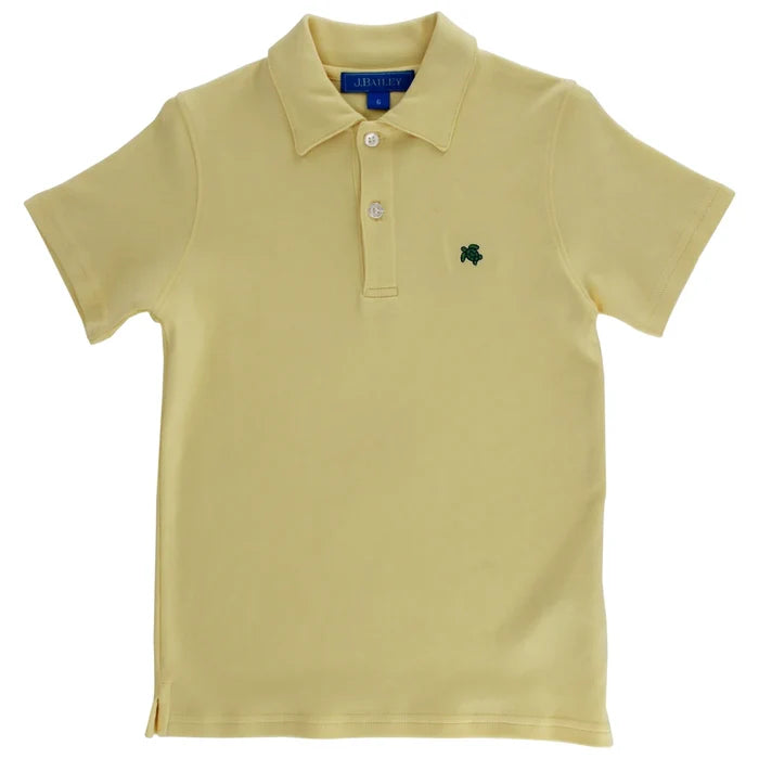 J. Bailey Yellow Short Sleeve Polo