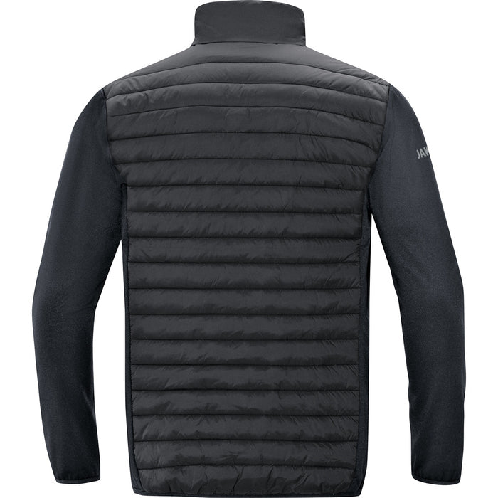JAKO Hybridjacke Premium – Schwarz (hinten)