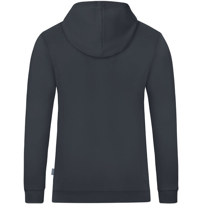JAKO Kapuzensweat Organic – Grau (830) (hinten)