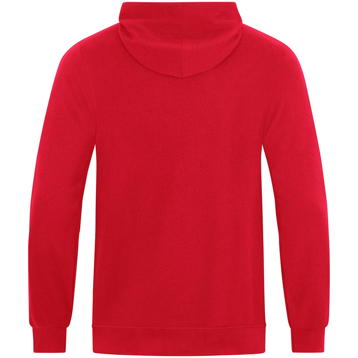 JAKO Kapuzensweat Retro – Rot (hinten)