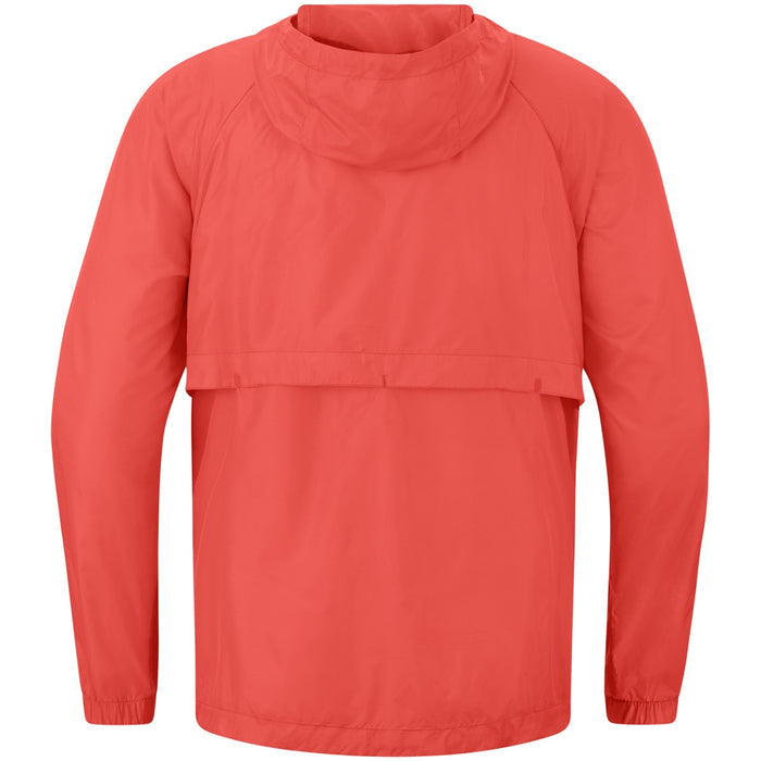 JAKO Lightweightjacke Flow – Orange (hinten)
