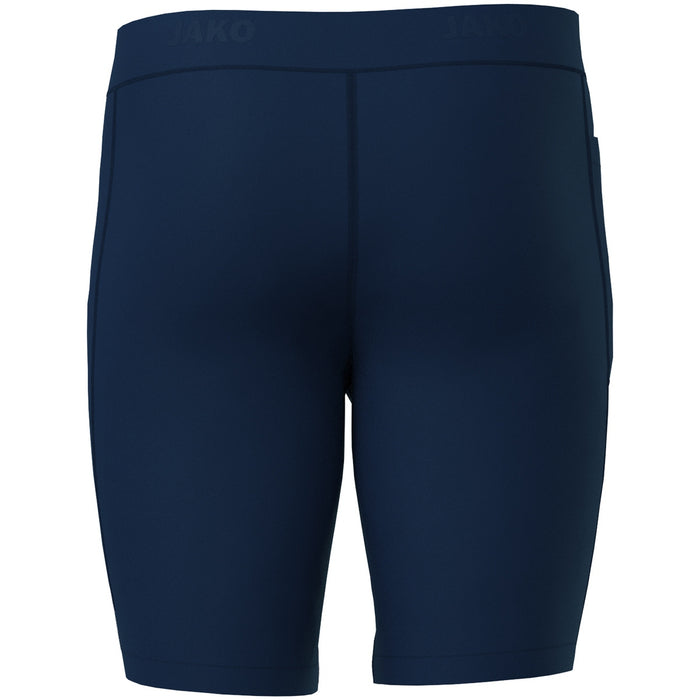 JAKO Short Tight Power – Blau (hinten)