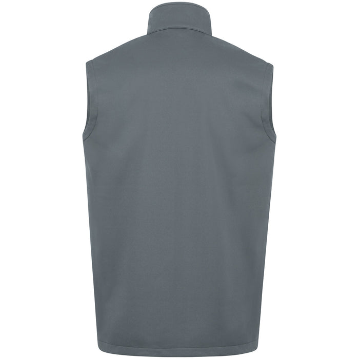 JAKO Softshellweste Premium – Grau (hinten)