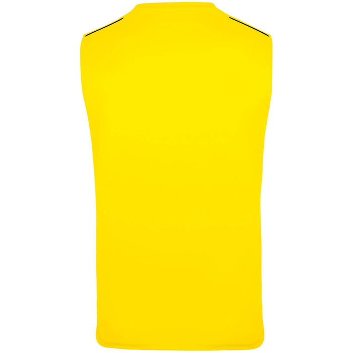 JAKO Tanktop Classico – Gelb (hinten)