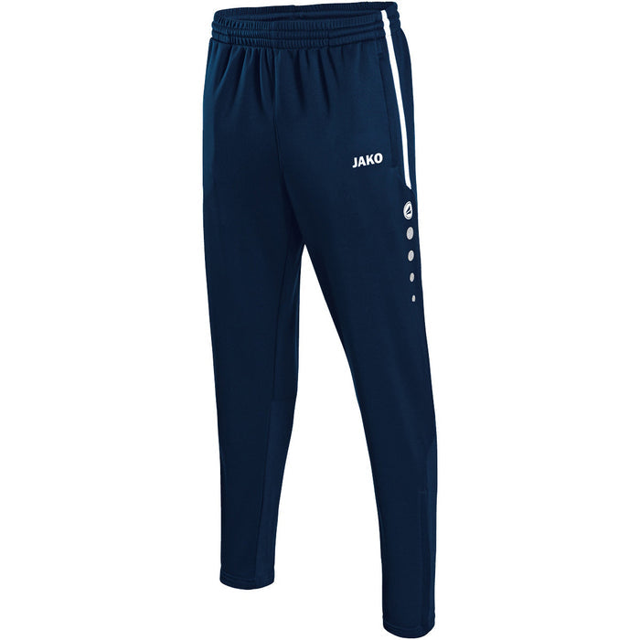 JAKO Trainingshose Active – Blau (vorne)