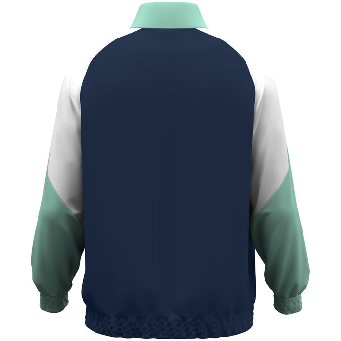 JAKO Webjacke Dynamic – Blau (915) (hinten)