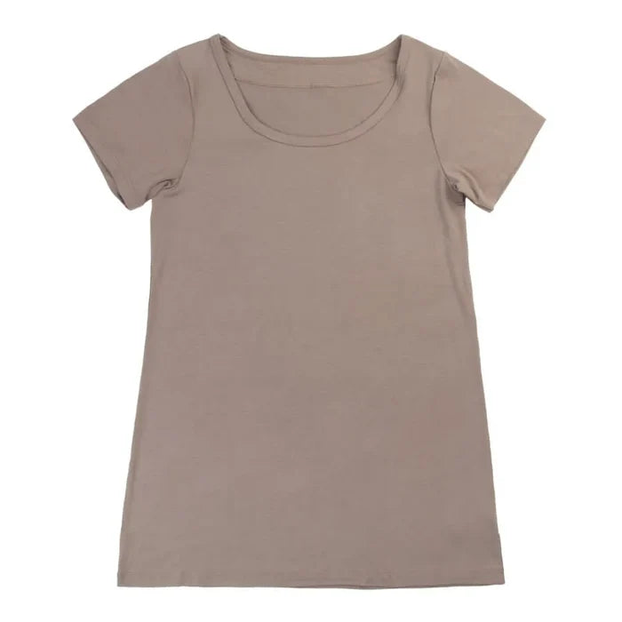 Joha bambus kortærmet t-shirt beige