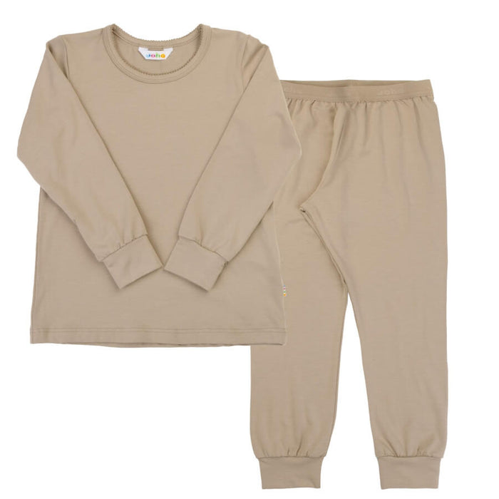 Joha økologisk bambus pyjamas i beige