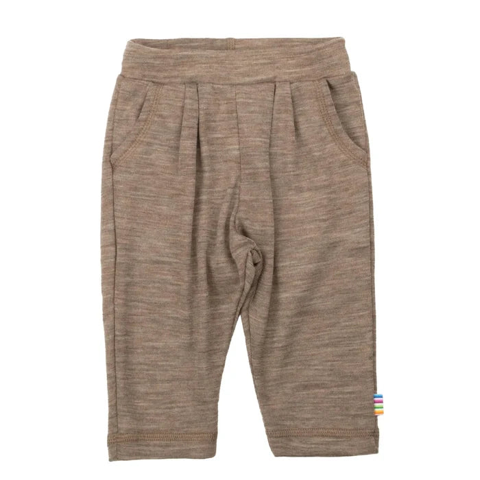 Joha uld bukser beige melange