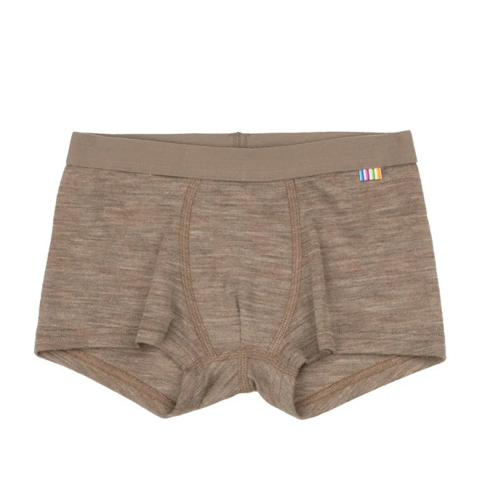 Joha uld silke boxershorts beige melange