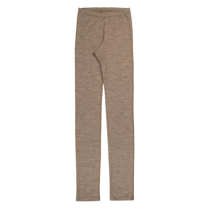 Joha uld silke leggings beige melange