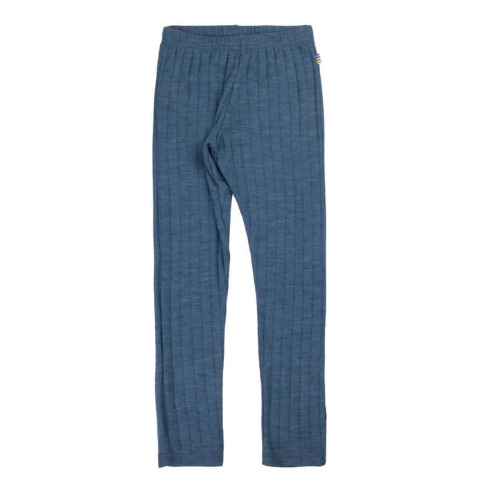 Joha uld-silke leggings i blå