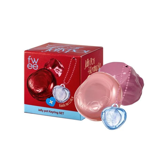 KEYRING LIP&CHEEK GLOWY JELLY POT JN02 MILKY - Blush 2 In 1 Cu Breloc Pentru Retusuri - skinseen.ro