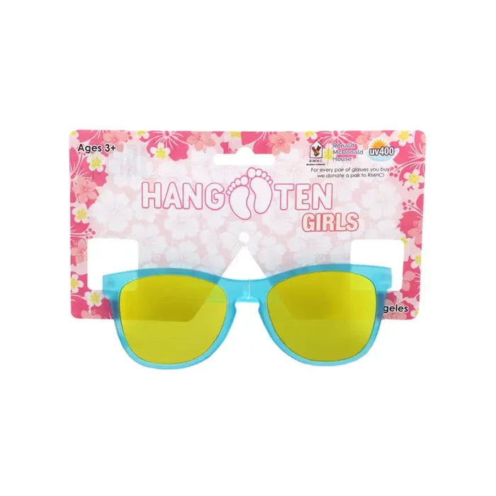 Kids Hang Ten Blue/Yellow Sunglasses