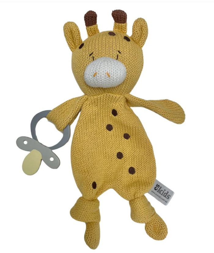 Knitted Giraffe Comforter