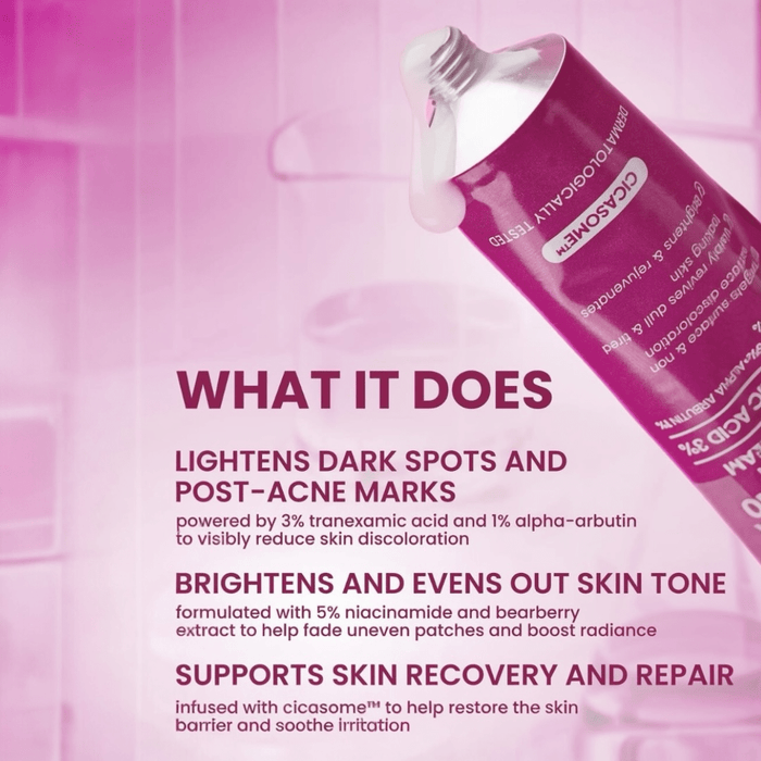 Luxe Organix Derma PRO TXA Melasma Clear Exosome Bright Treatment Cream 30g كريم لوكس أورجانيكس ديرما برو تي إكس إيه لعلاج الكلف وتفتيح البشرة بتقنية الإكسوسوم - Princess Cosmetics Qatar