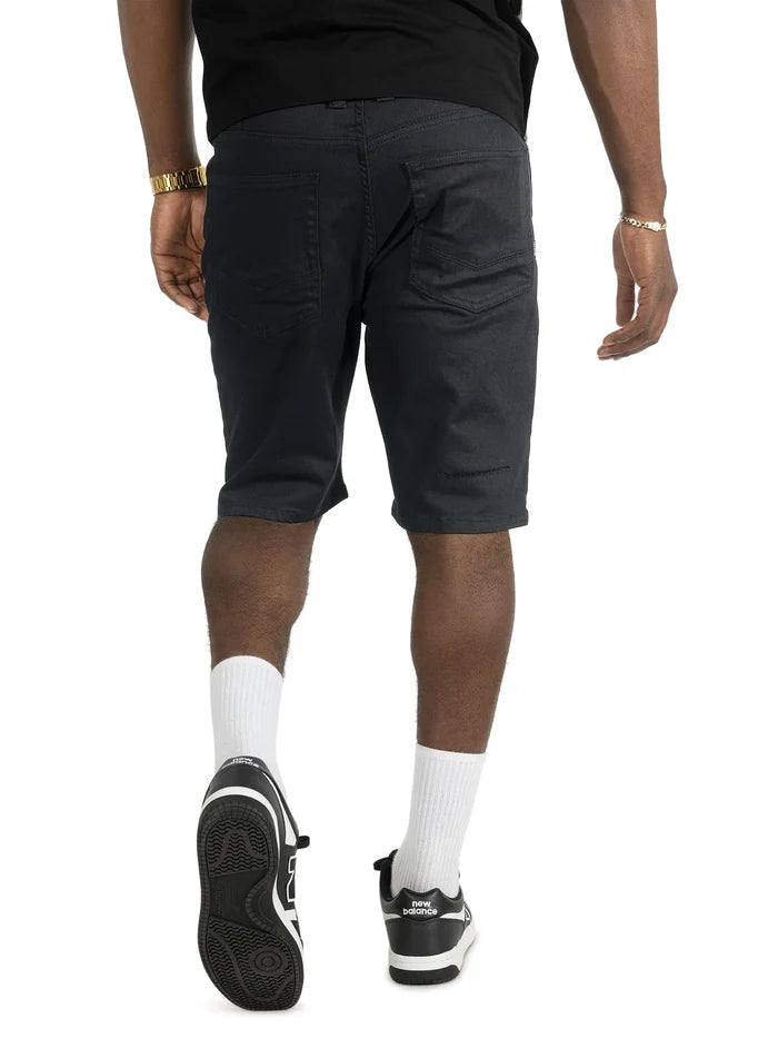 Makobi Prego Jet Black Denim Shorts (M904)