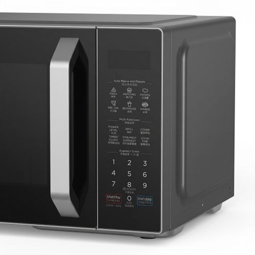 Midea 25L Digital Microwave Oven with Grill 1300W EG8P022MX-S - Black