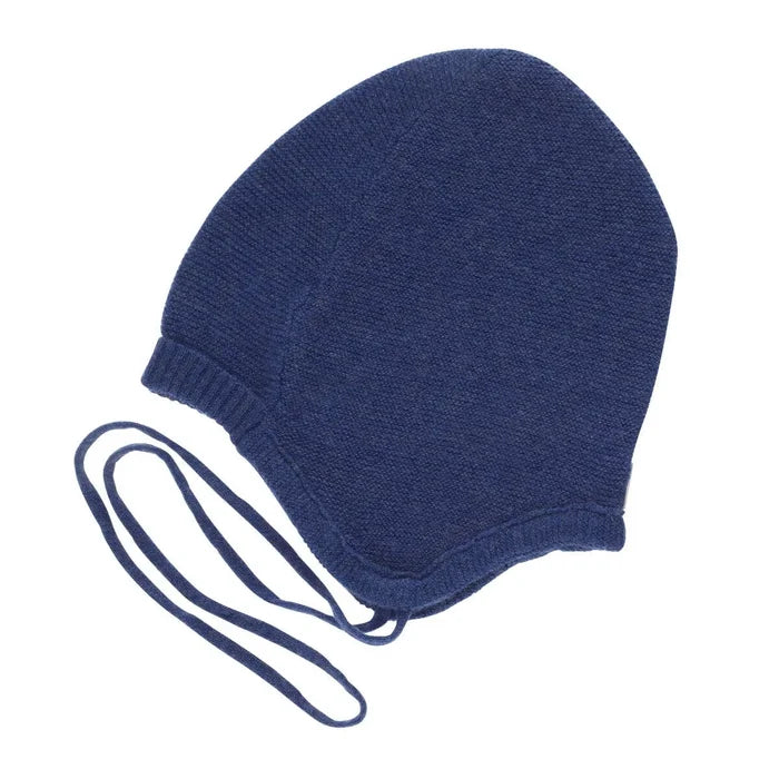 Minilux cashmere børne hue blå-0
