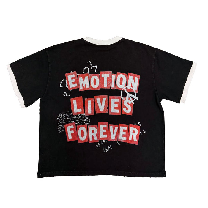 Mixed Emotion "Static" Black Tee
