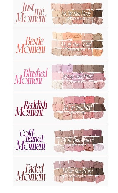 MORE MOOD EYESHADOW PALETTE 02 MORE THAN CORAL - Paleta Farduri De Pleoape 15 Culori - skinseen.ro