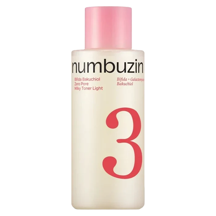 Numbuzin - No.3 Bifida Bakuchiol 50 Zero Pore Milky Toner 200ml