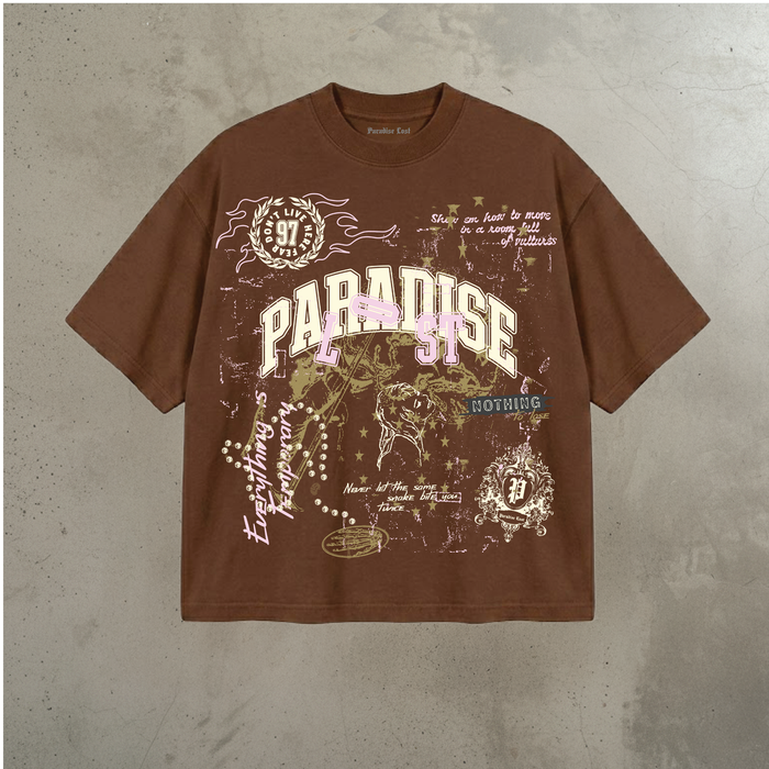 Paradise Lost "Paradise Relic" Brown Tee
