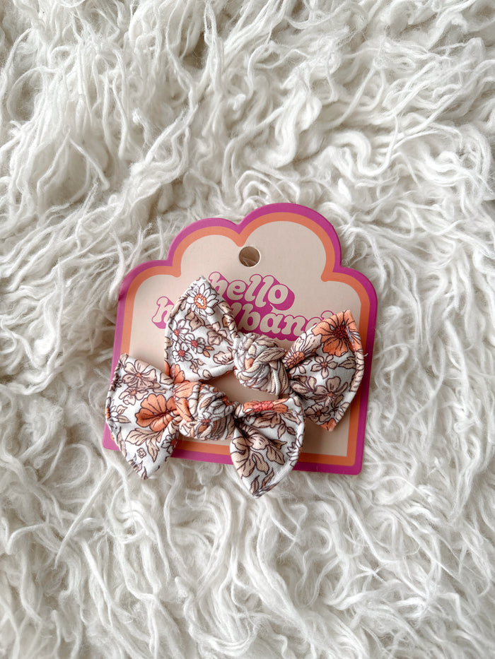 Pigtail Clip Set - Bloom