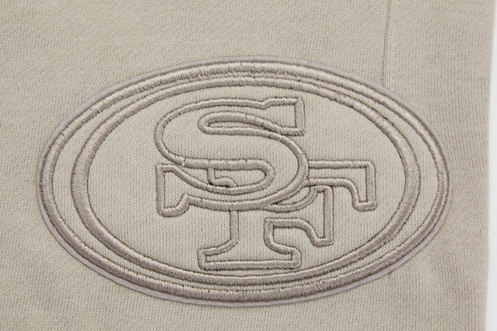 Pro Standard San Francisco 49ers Neutral Logo Sweatpants - Taupe (FS4444636-TAU)