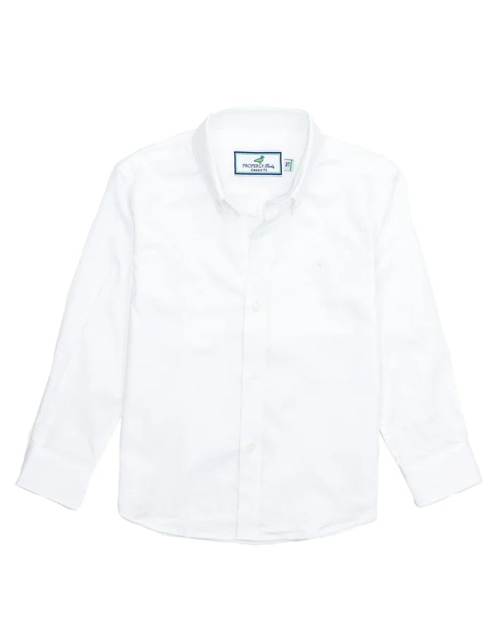 Properly Tied Park Ave Dress Shirt-White