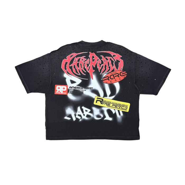 Rare Peace "Clown" Sleeveless Black Tee