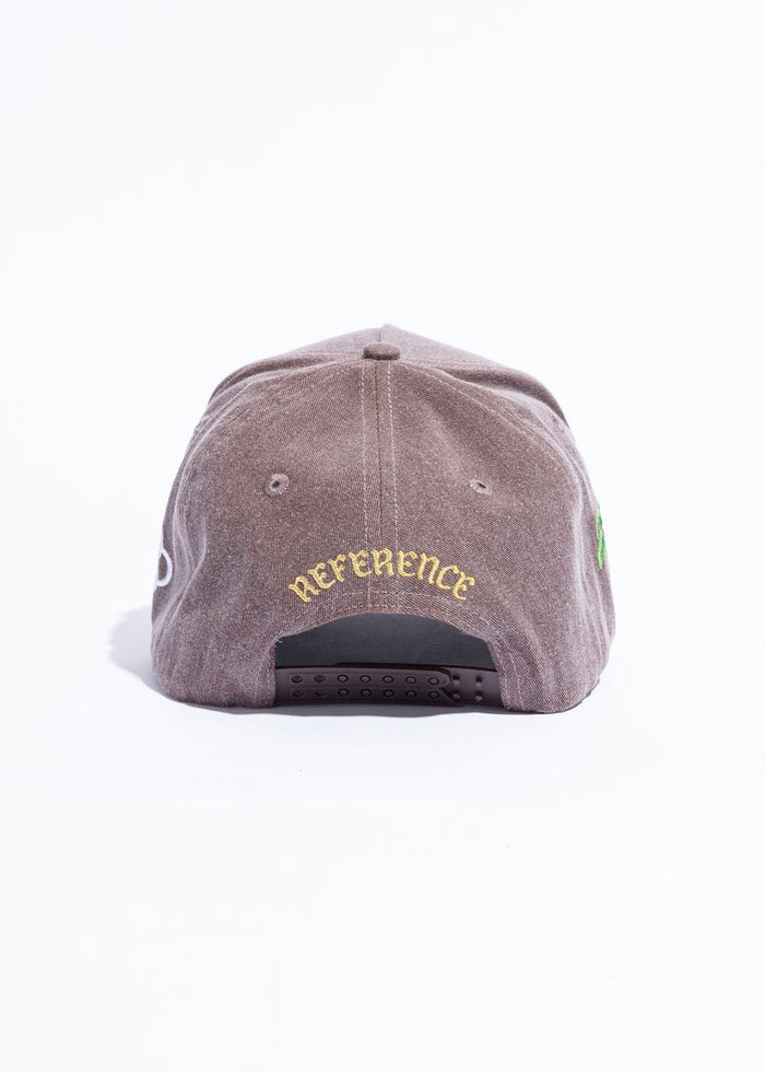 Reference "Paradise LA" Snapback Hat - Washed Brown (REF894)